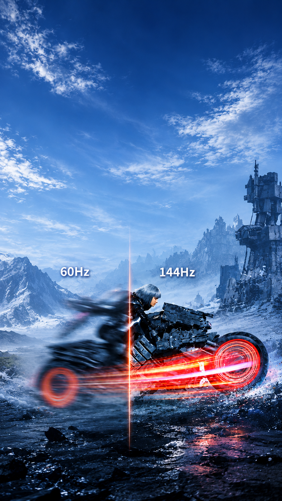 144Hz 原生刷新率